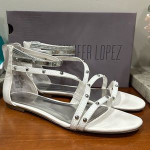 Jennifer Lopez sz 10 Libby Flat Sandal